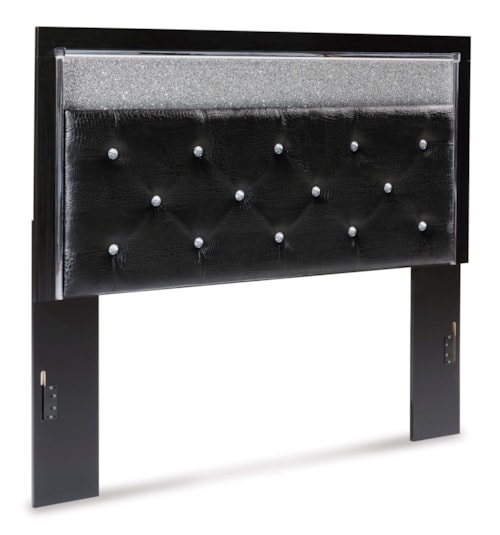 Glam Queen Upholstered Panel Headboard