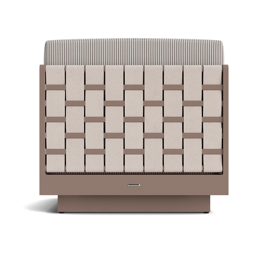 Cushioned Armless Lounge Chair