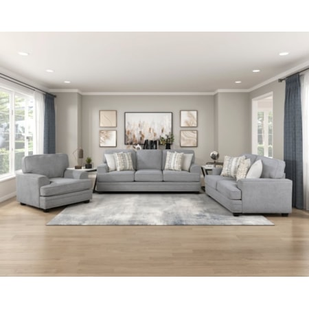 3-pc. Living Room Set w/Inc. Decor Pillows