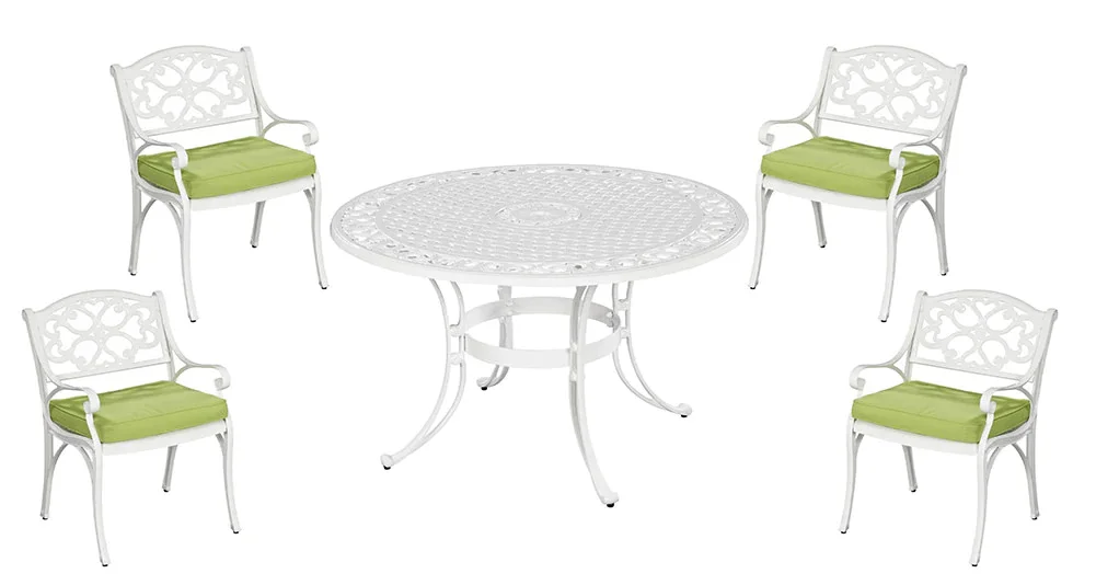 homestyles Sanibel 6652328C Traditional 5 Piece Outdoor Dining Set
