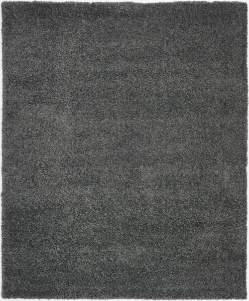 7'10" x 9'10" Dark Grey Rectangle Rug