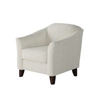 Accent Chair with Sloped Arms