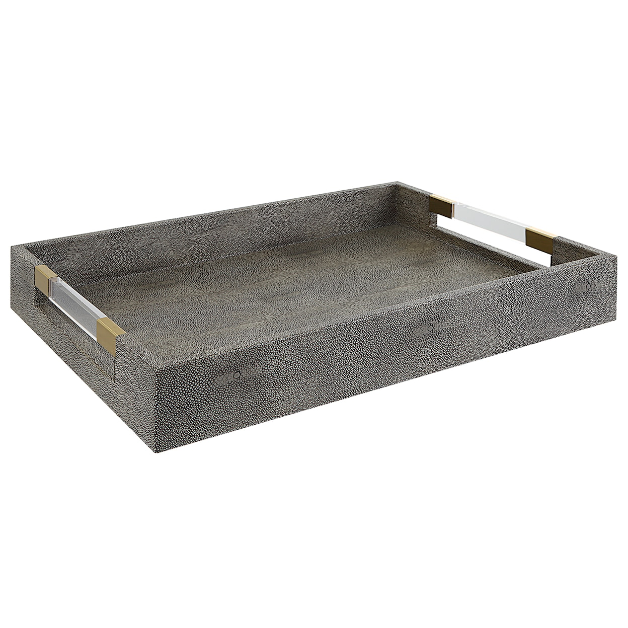 Uttermost Wessex Wessex Gray Tray