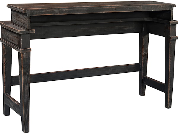 Console Bar Table with Two Stools