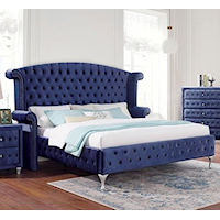 Cal.King Bed, Blue