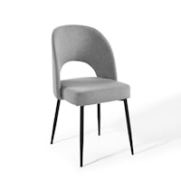 Upholstered Fabric Dining Side Chair