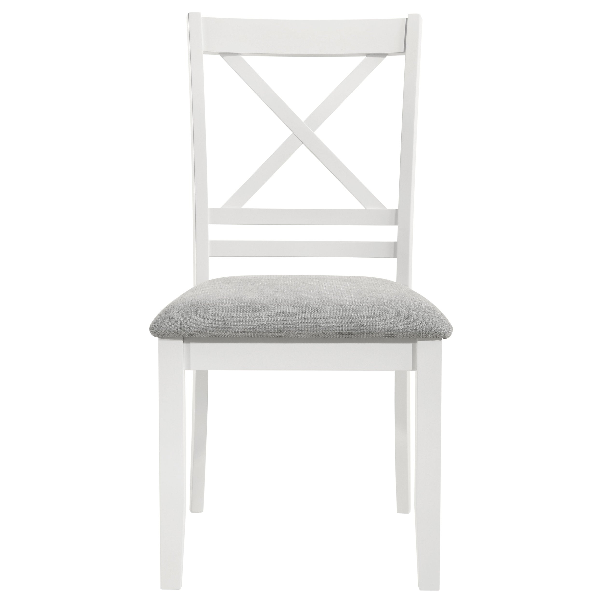 Cross Back Wood Dining Side Chair