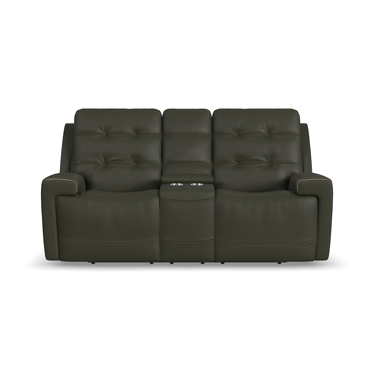 Flexsteel Iris Power Reclining Console Loveseat