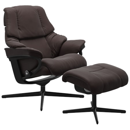 Medium Reclining Chair with Cross Base