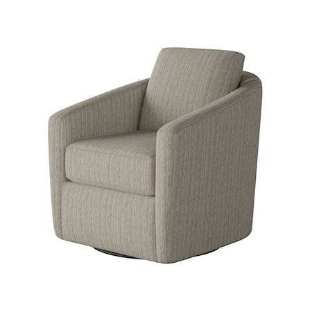 Barrel Swivel Glider Chair