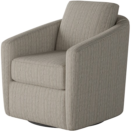 Barrel Swivel Glider Chair