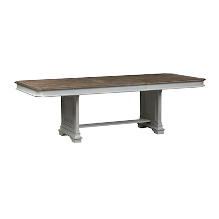 Rectangular Trestle Table