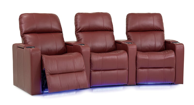Elite 3-Seat Power Reclining Theater Seating