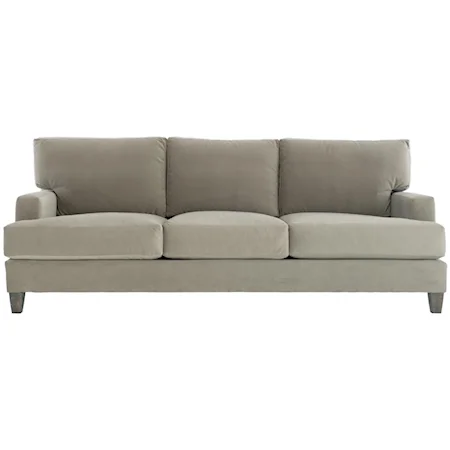 Mila Fabric Sofa Without Throw Pillows
