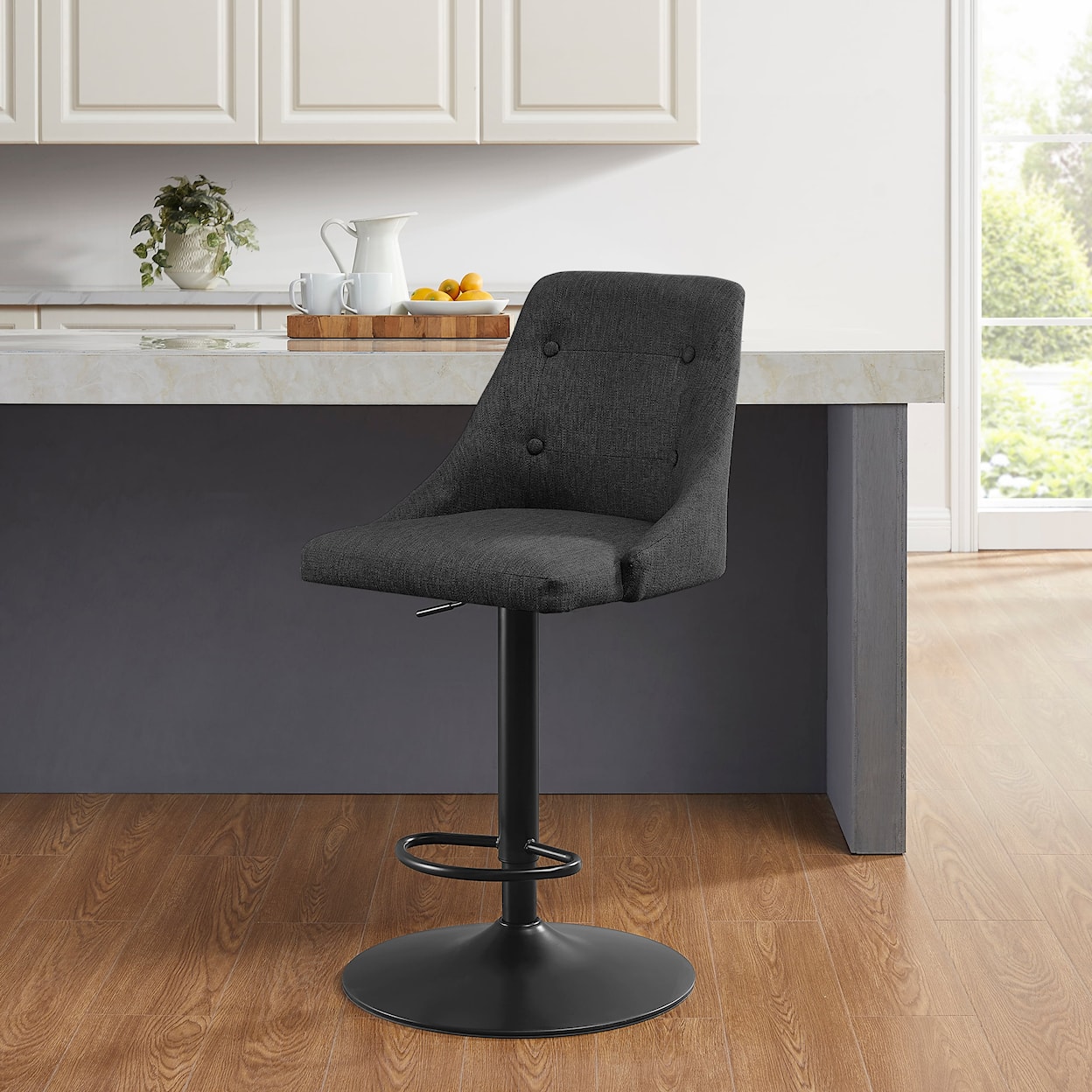 Powell Bellevue Bellevue Adjustable Barstool Grey