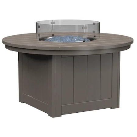 48" Round Chat-Height Fire Table