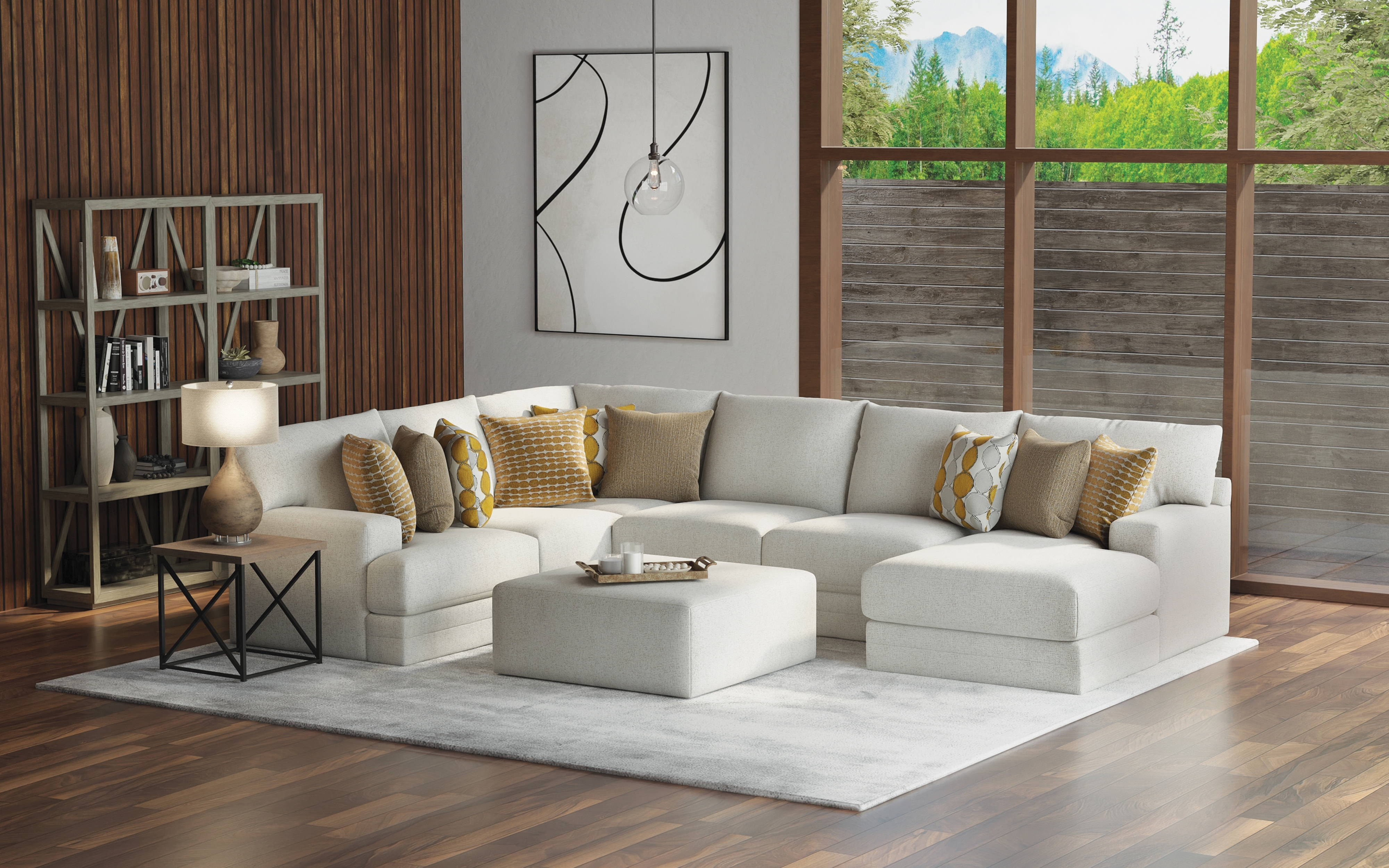 Jackson Furniture Tori 3-Piece Sectional Sofa