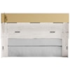 Ashley Signature Design Altyra King Upholstered Panel Bookcase Headboard