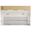Signature Design by Ashley Altyra King Upholstered Panel Bookcase Headboard