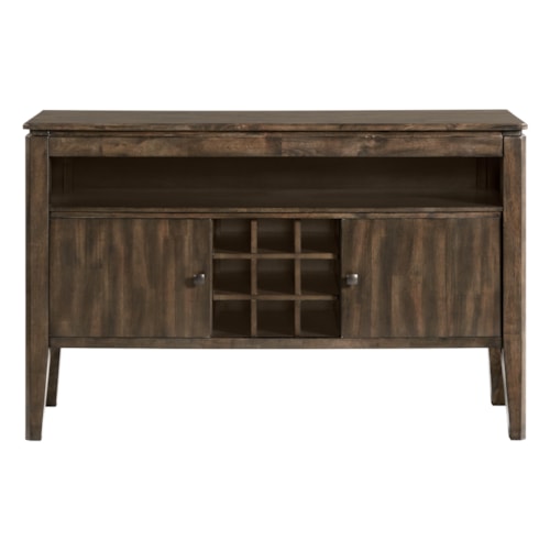 Contemporary Sideboard with Wine Bottle Rack