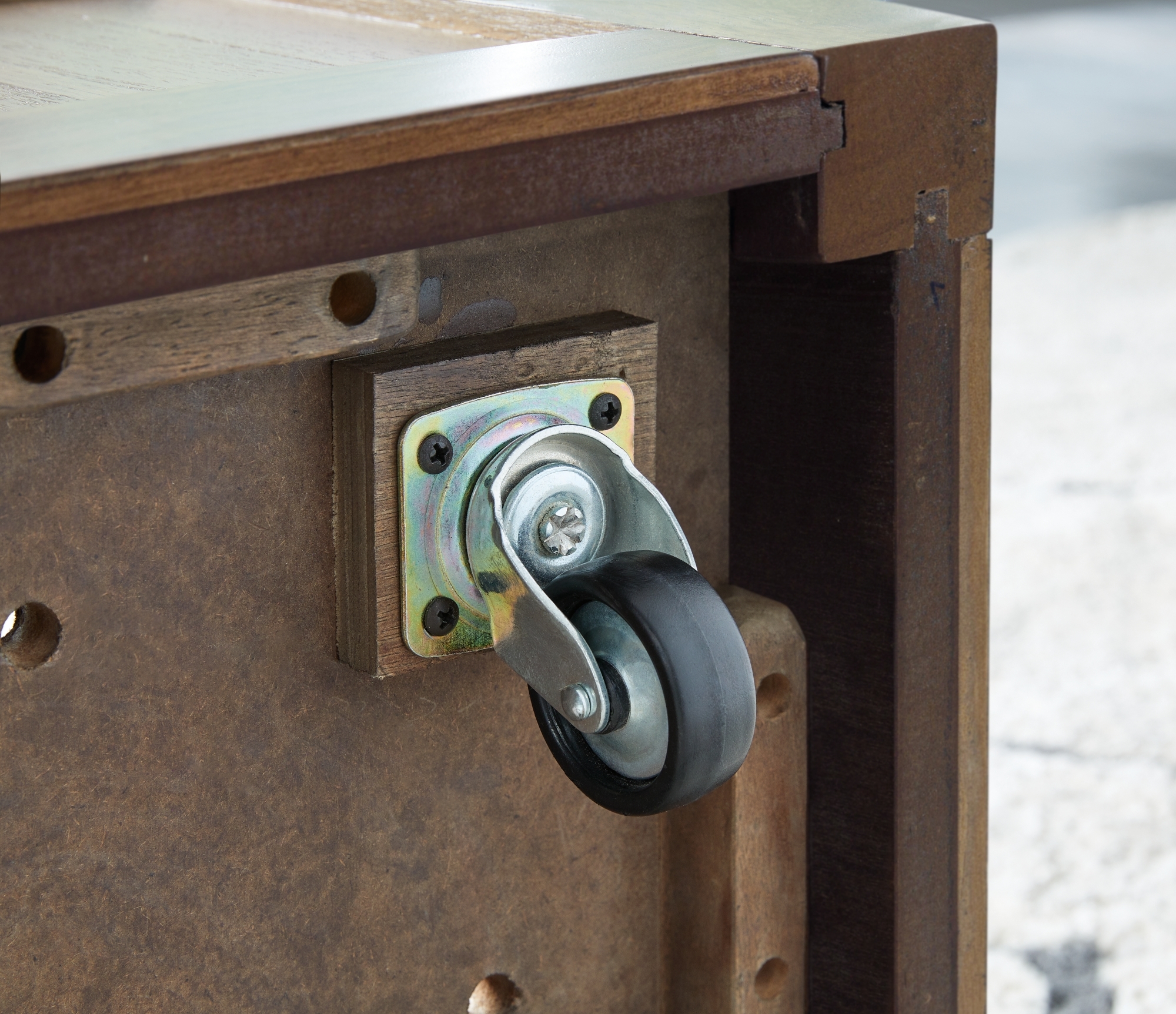 Signature Design by Ashley Boardernest Coffee Table With 4 Stools