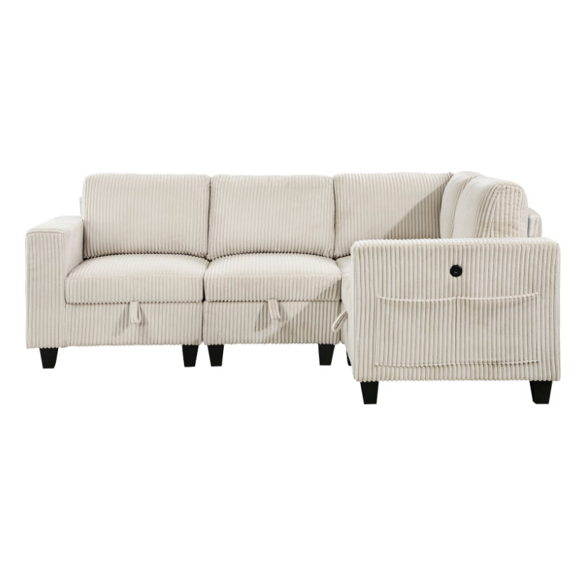 Homelegance Walterboro 4-Piece Sectional Sofa