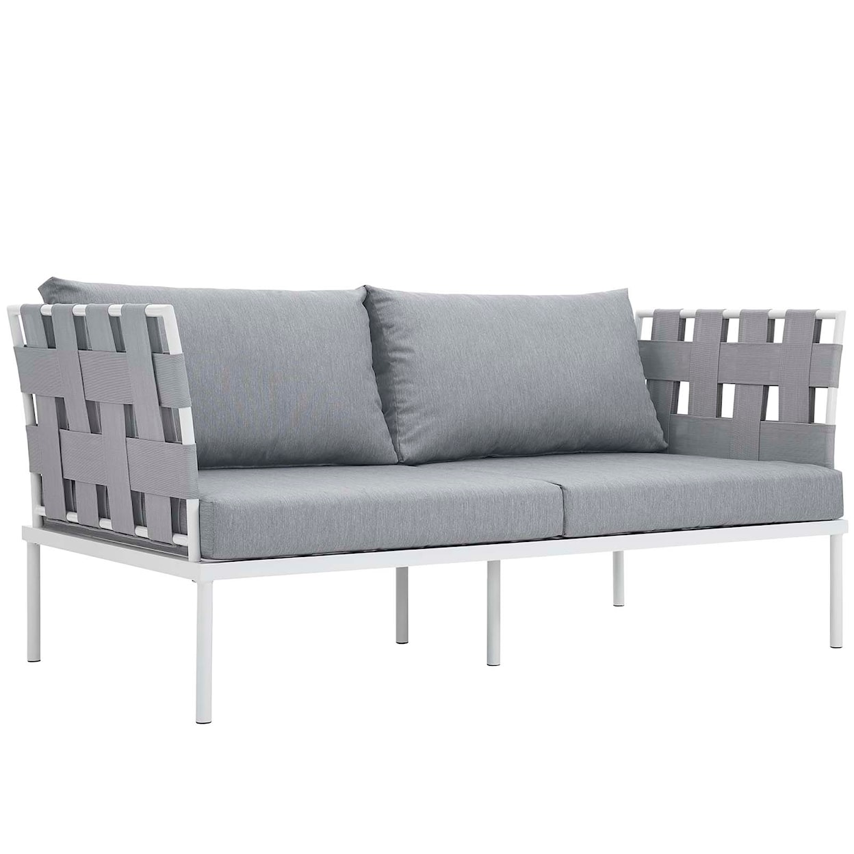 Modway Harmony Outdoor 5 Piece Sectional Sofa Set