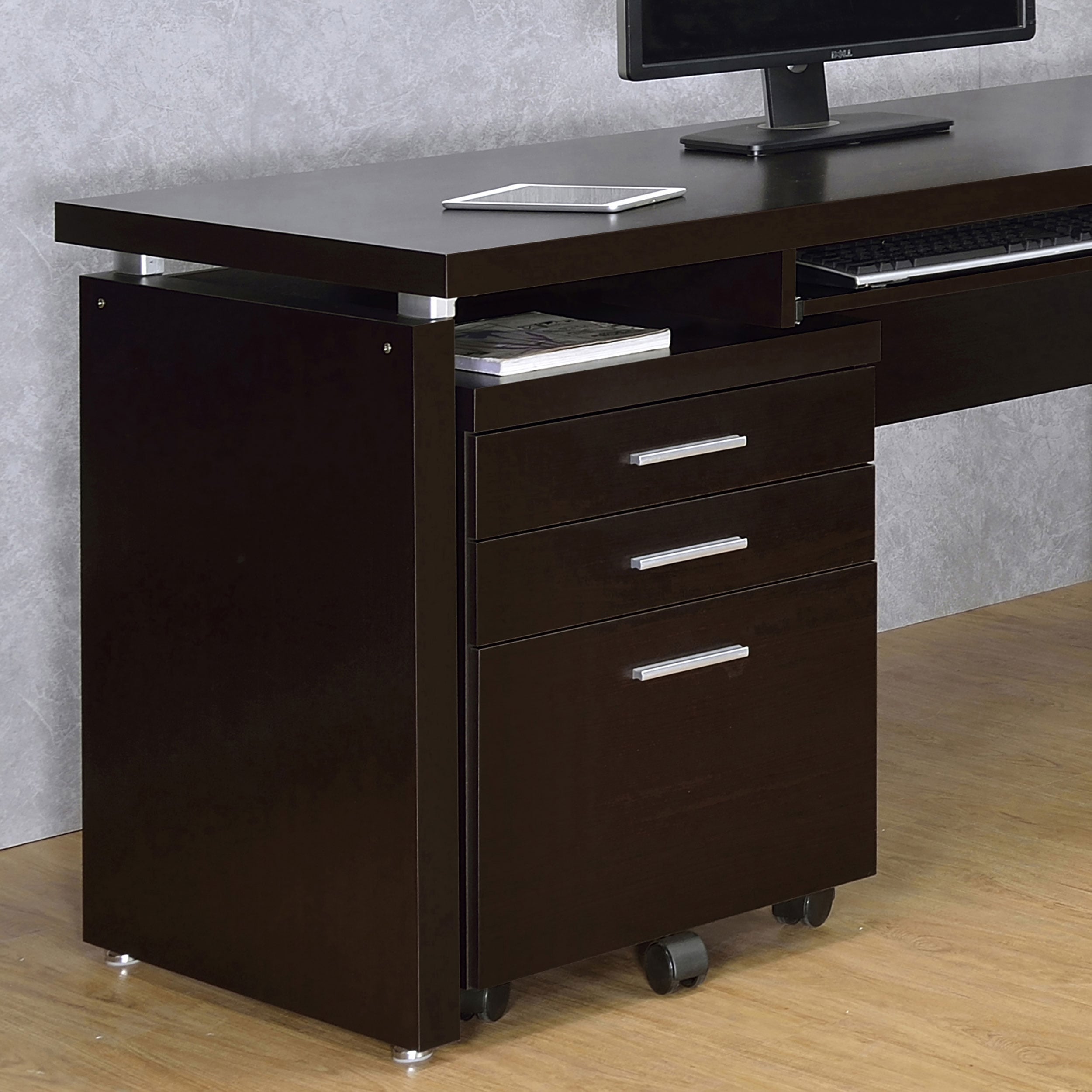 3-drawer Home Office Mobile File Cabinet