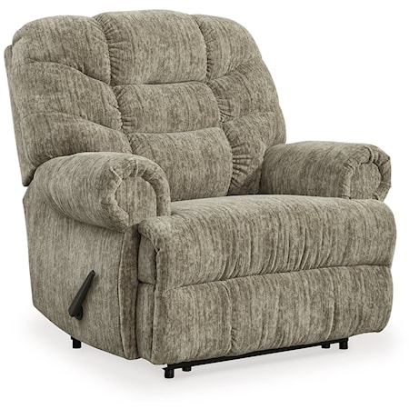 Traditional Zero Wall Recliner with Rolled Arms