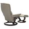 Stressless by Ekornes Mayfair Med Recliner with Classic Base