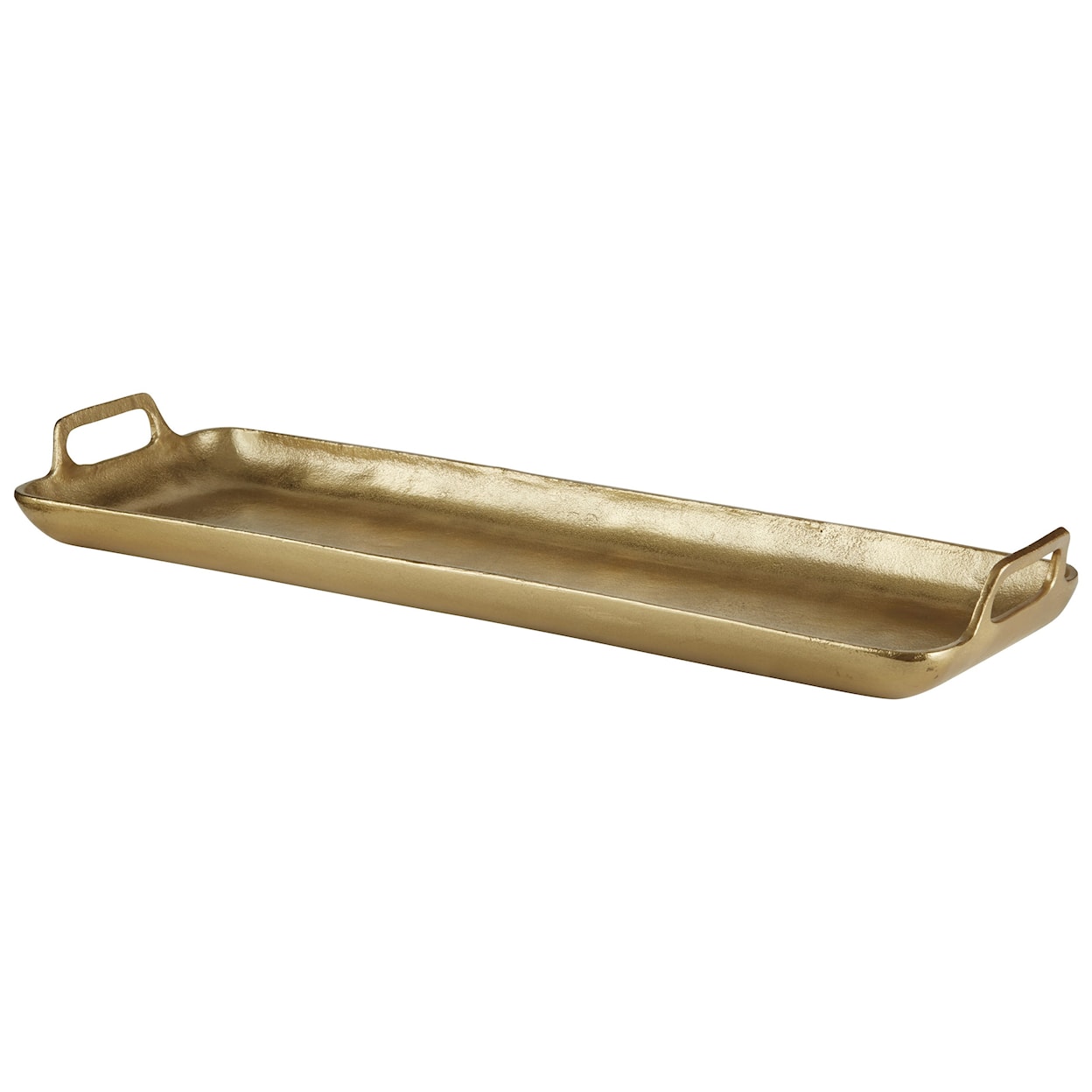 Signature Design by Ashley Accents Posy Gold Finish Tray