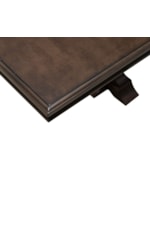 Liberty Furniture Arden Road Traditional Dining Trestle Table with 24" Leaf