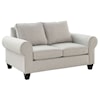 Elements 705  Loveseat with Rolled Arms