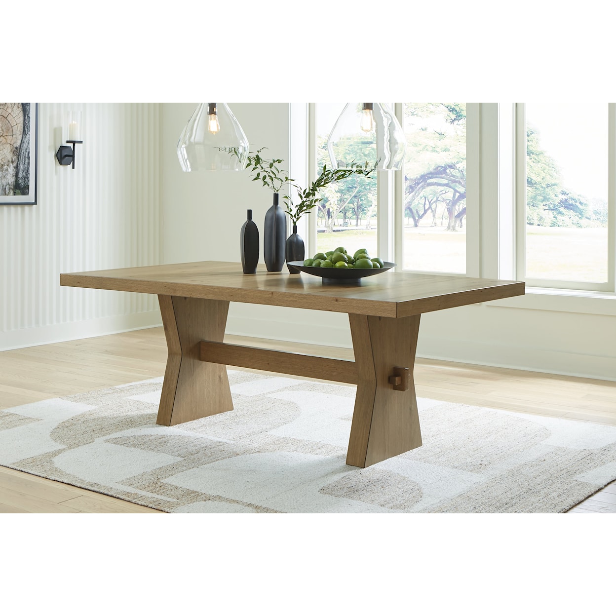 Ashley Furniture Signature Design Galliden Rectangular Dining Room Table