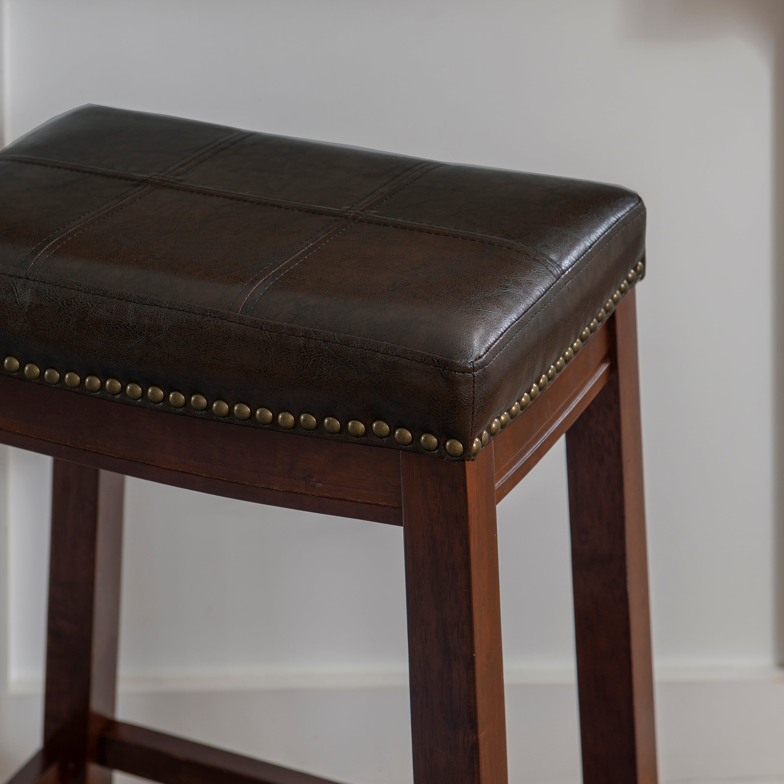 Linon Claridge Upholstered Counter Stool