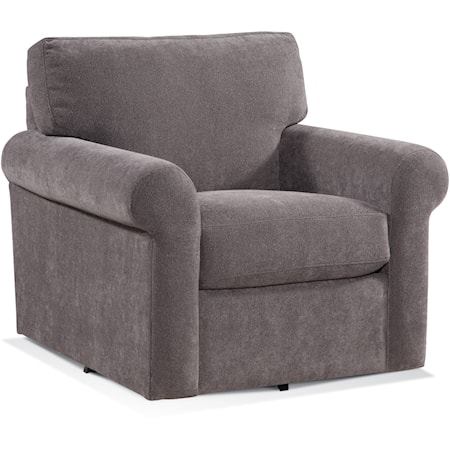 Swivel Chair with Topstitch