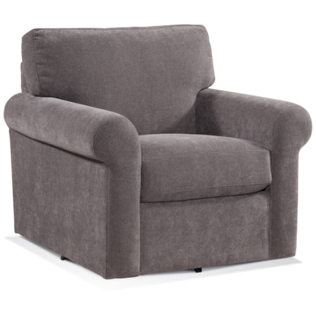 Swivel Chair with Topstitch