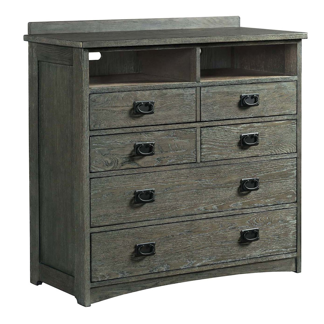 VFM Signature Oak Park 5-Drawer Media Chest