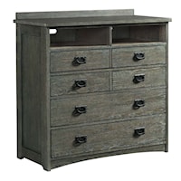 Mission 5-Drawer Media Chest