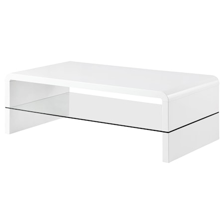 Airell Coffee Table w/ Shelf