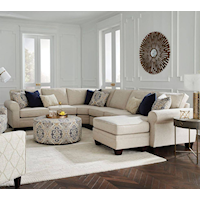 Transitional Sectional with Right Chaise