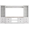 Ashley Furniture Signature Design Willowton Entertainment Center with Pier Shelves