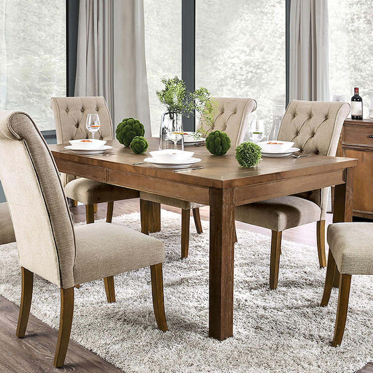 Furniture of America Sania Dining Table