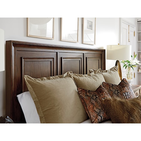 Walnut Creek Wood Panel Headboard 6/6 King