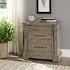 Liberty Furniture Town & Country Three-Drawer Nightstand w/ Charging Station