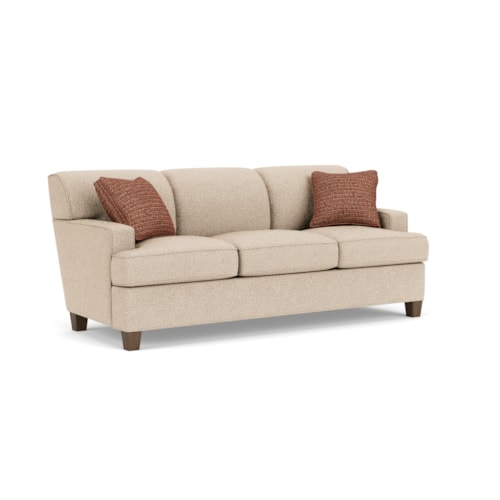 Contemporary Sofa with Track Arms