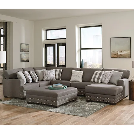 Farmhouse 3-Piece Sectional with Chaise