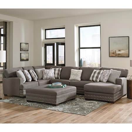 Farmhouse 3-Piece Sectional with Chaise