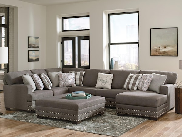 3-Piece Sectional with Chaise