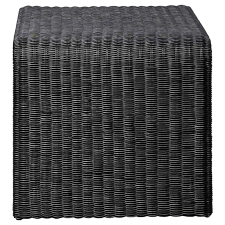 Cahya Woven Rattan End Table